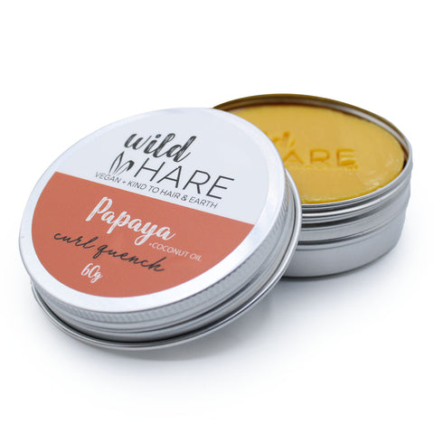Wild Hare Solid Shampoo & Conditioner 60g - Papaya & Coconut Oil