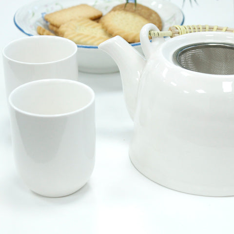 Herbal Teapot Set with 6 Mugs
