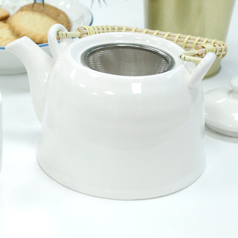 Herbal Teapot Set with 6 Mugs