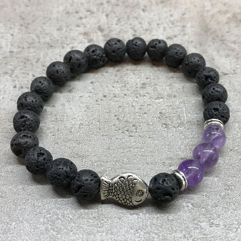 Lava Gem Stone Bracelets
