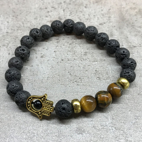 Lava Gem Stone Bracelets