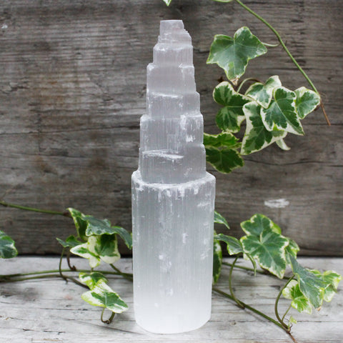 Natural Selenite Towers - The Honesty Crystal