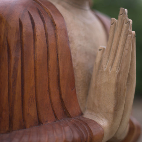 Hand Carved Buddha Statue - Teaching Transmission