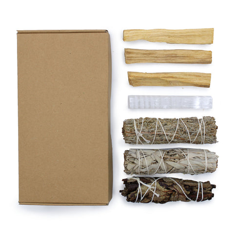 Home Energy Cleansing & Smudging Kit