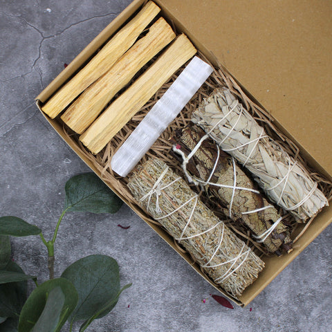 Home Energy Cleansing & Smudging Kit