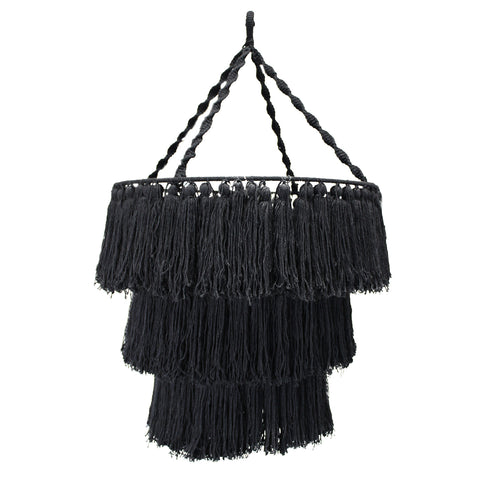 Macrame Soft 3 Tier Natural Chandelier Lampshade