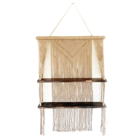 Macrame Hanging Shelves