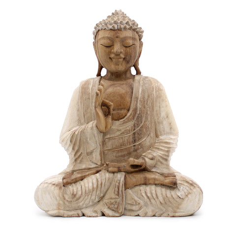 Buddha Statue Whitewash - Teaching Transmission