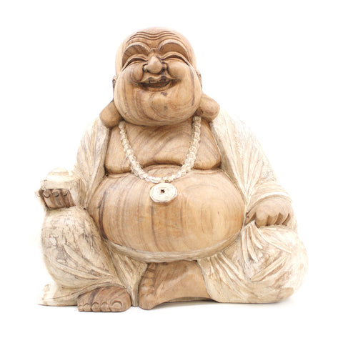 Happy Buddha - Whitewash