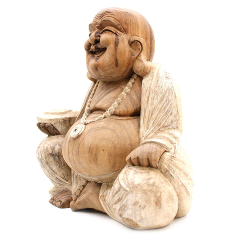 Happy Buddha - Whitewash