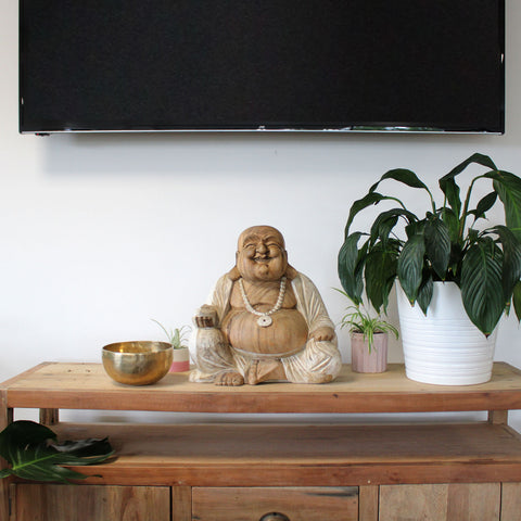 Happy Buddha - Whitewash