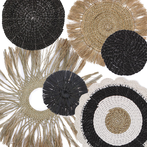 Natural Wall Art - Abu-Abu Collection Set of 6