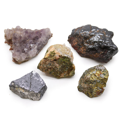 Rare Mineral Specimens - Pack of 5