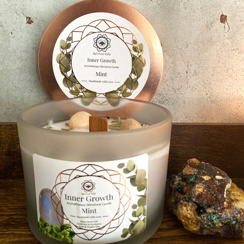Chakra Aromatherapy Gemstone Candle