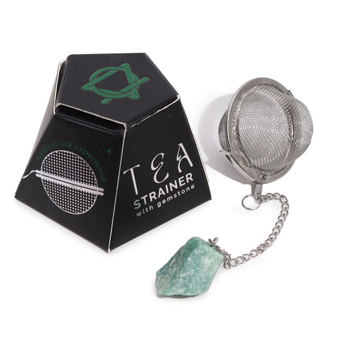 Raw Gemstone Tea Strainer