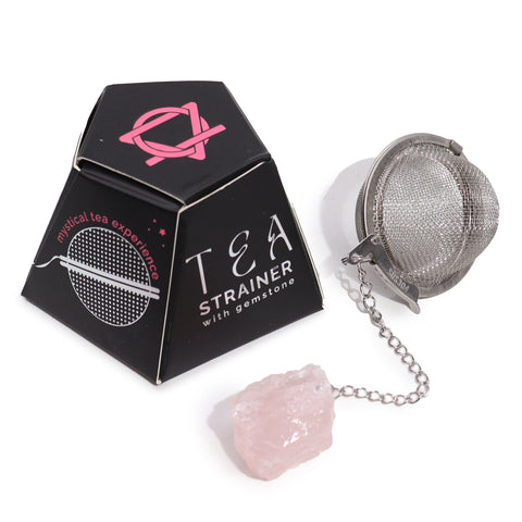 Raw Gemstone Tea Strainer