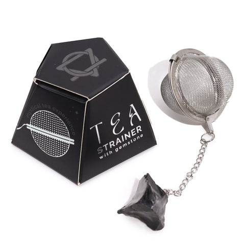 Raw Gemstone Tea Strainer