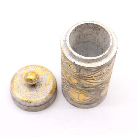 Turkish Wooden Trinket Jars