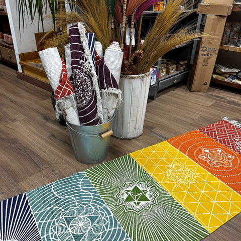 Seven Chakra Yoga Rug - 60x200cm