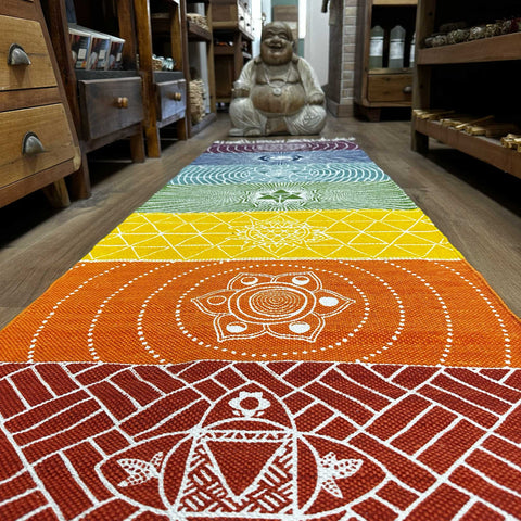 Seven Chakra Yoga Rug - 60x200cm