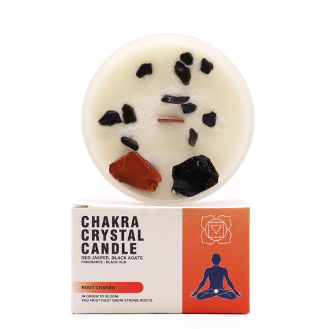 Chakra Healing Crystal Candles