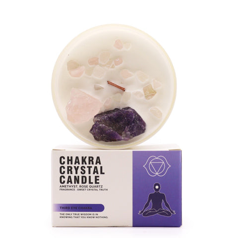 Chakra Healing Crystal Candles
