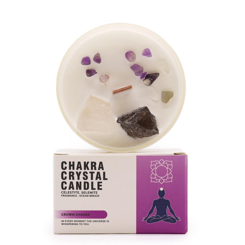 Chakra Healing Crystal Candles