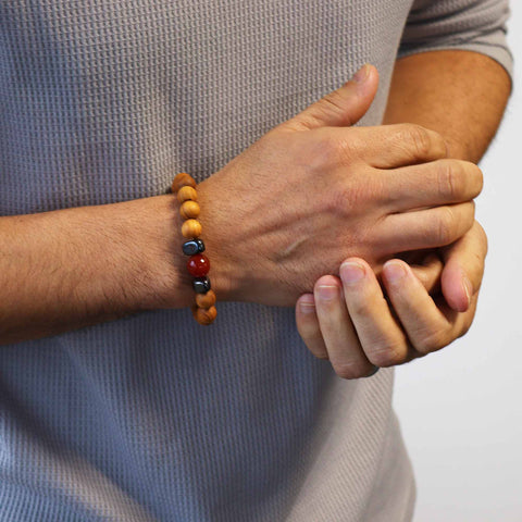 Cedarwood Chakra Crystal Bangles Bracelets