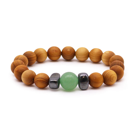 Cedarwood Chakra Crystal Bangles Bracelets