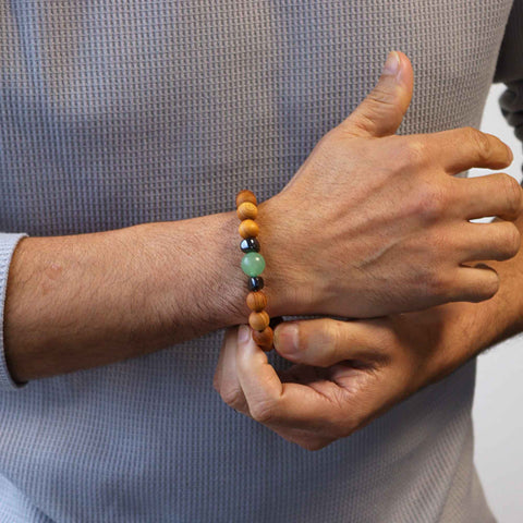 Cedarwood Chakra Crystal Bangles Bracelets