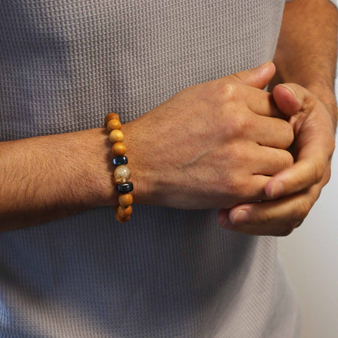Cedarwood Chakra Crystal Bangles Bracelets