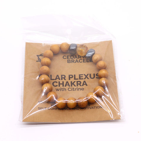 Cedarwood Chakra Crystal Bangles Bracelets