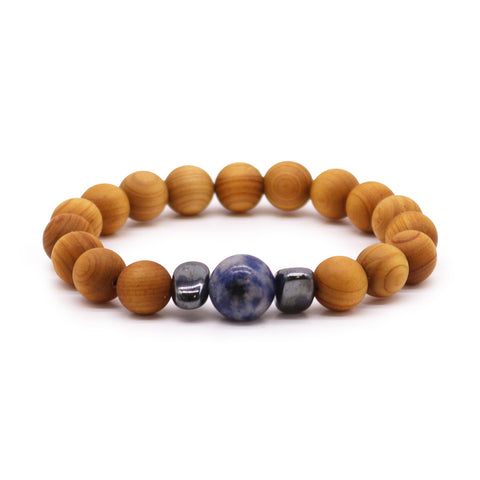 Cedarwood Chakra Crystal Bangles Bracelets