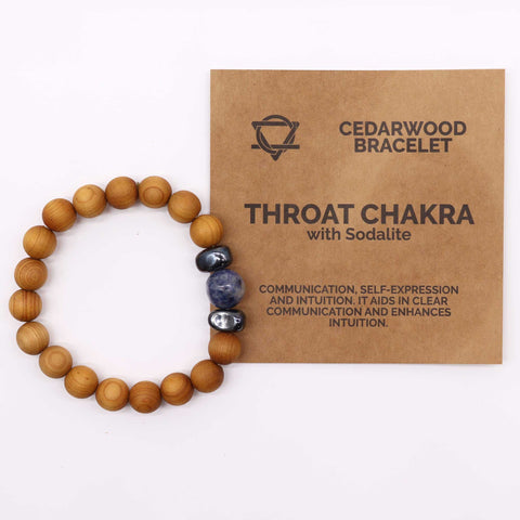 Cedarwood Chakra Crystal Bangles Bracelets