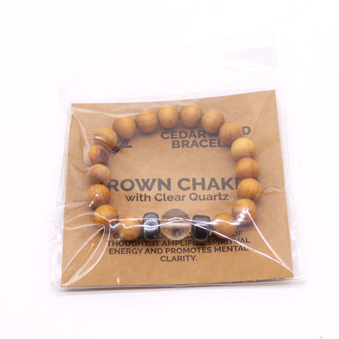 Cedarwood Chakra Crystal Bangles Bracelets