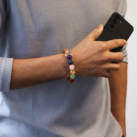 Cedarwood Chakra Crystal Bangles Bracelets