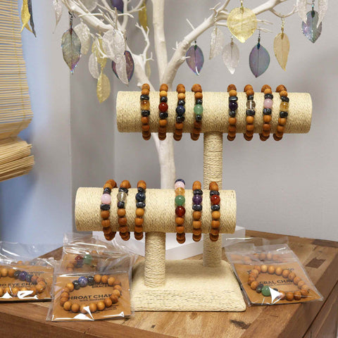 Cedarwood Chakra Crystal Bangles Bracelets