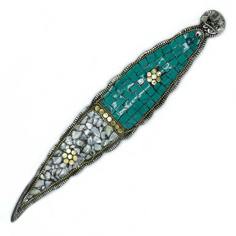 Buddha Long Leaf Tibetan Iron Incense Holder
