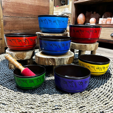 Set of 7 x Chakra Singing Bowl Set