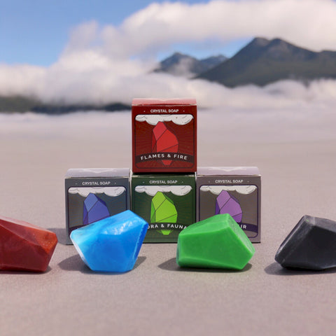 Crystal Gemstone Elemental Soaps