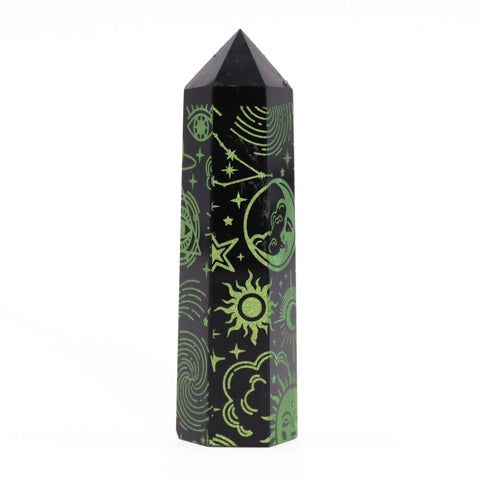 Black Obsidian Crystal Points - Mystic Story