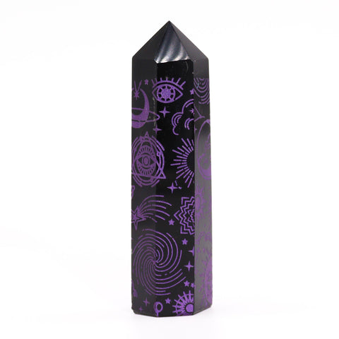 Black Obsidian Crystal Points - Mystic Story