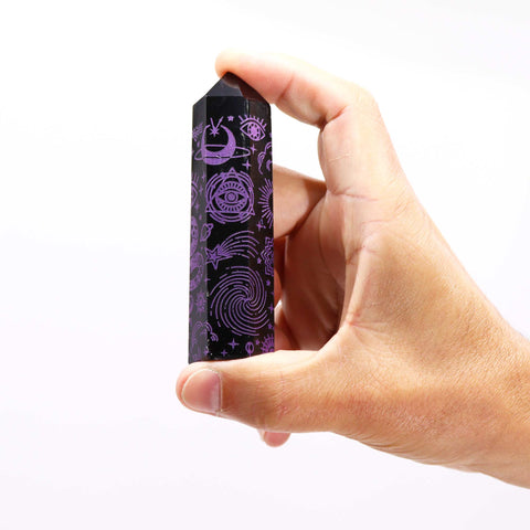 Black Obsidian Crystal Points - Mystic Story