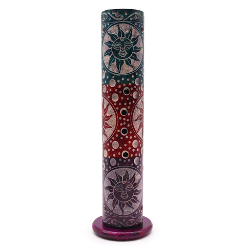Soapstone Round Tower Incense Holder