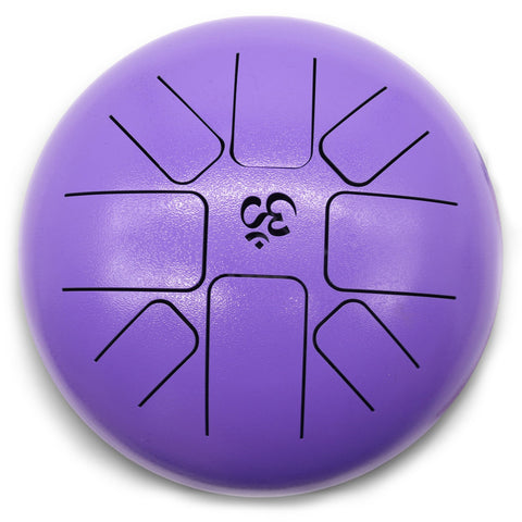Large Hapi Drum Om Violet- 22x18cm