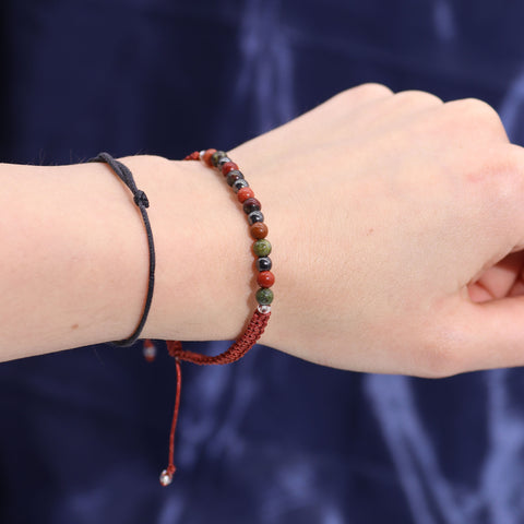 Astrological Zodiac Crystal Candles with Gemstone Bracelet Gift Set