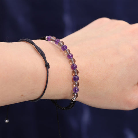 Astrological Zodiac Crystal Candles with Gemstone Bracelet Gift Set