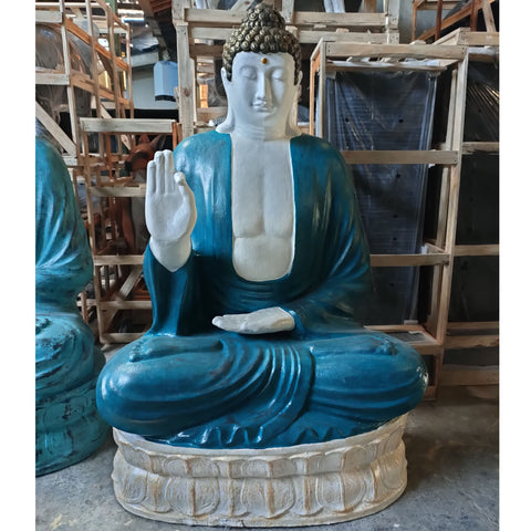 Large Turquoise & Stone Thai Buddha