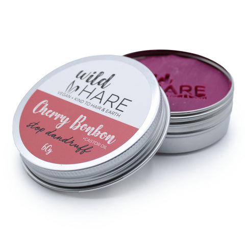 Wild Hare Solid Shampoo & Conditioner 60g - Cherry Bon Bon & Castor Oil