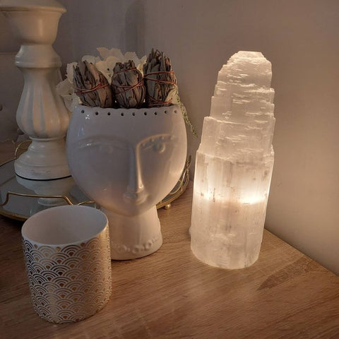 Natural Selenite Towers - The Honesty Crystal